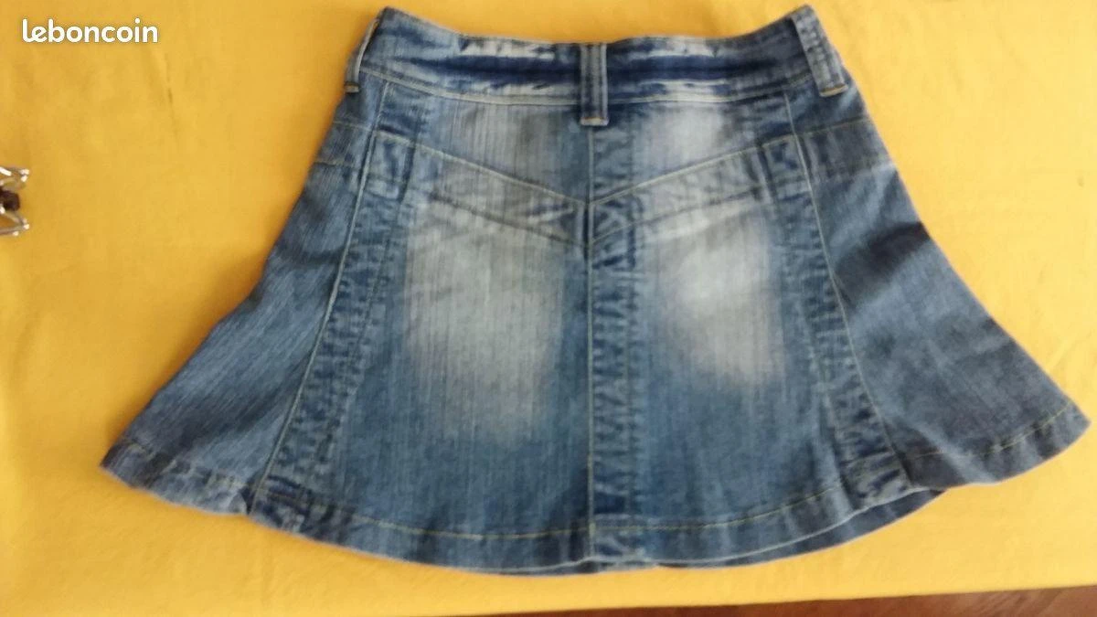 Trapezoid Denim Skirt – photo 2